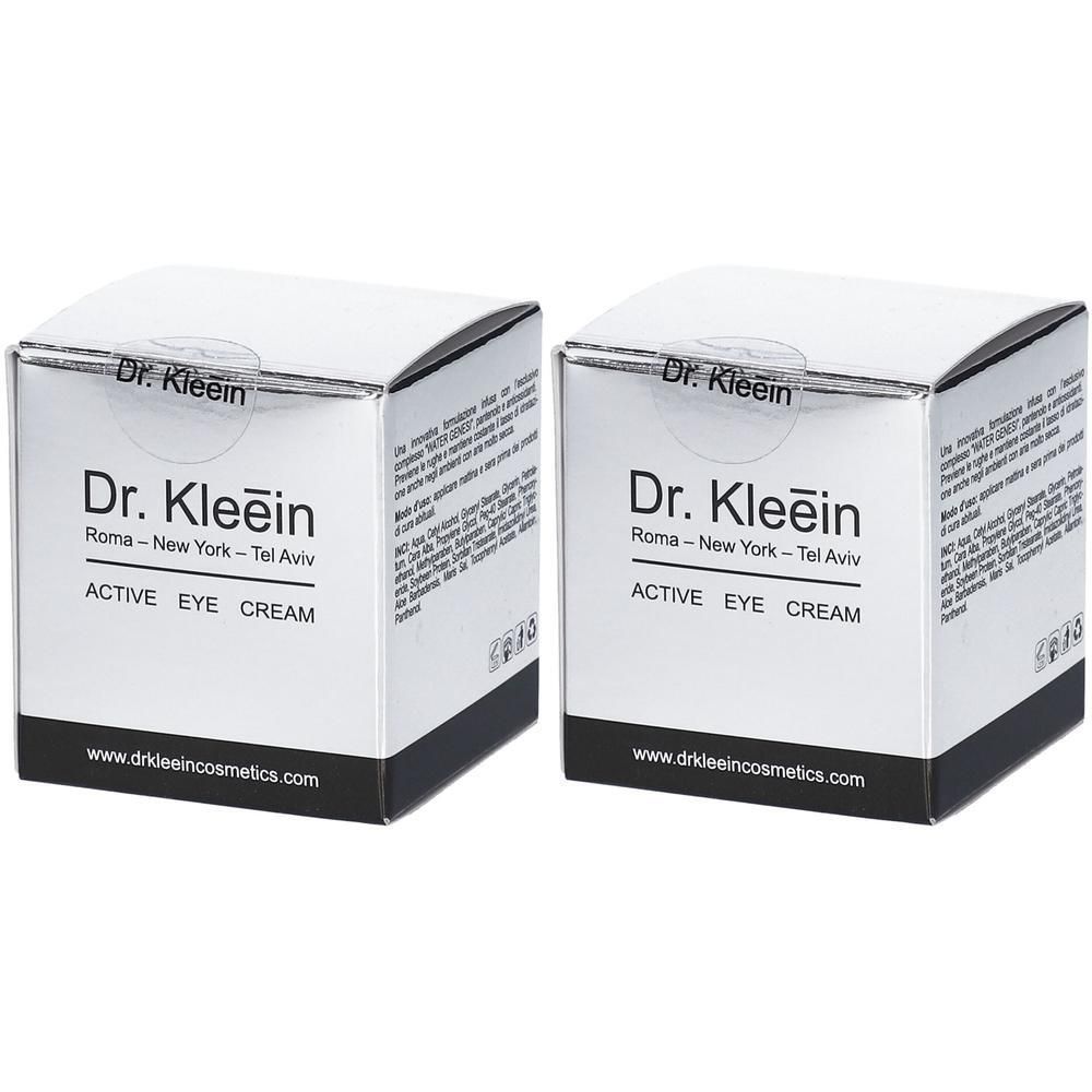 Due scatole di Dr. Kleein ACTIVE EYE CREAM.