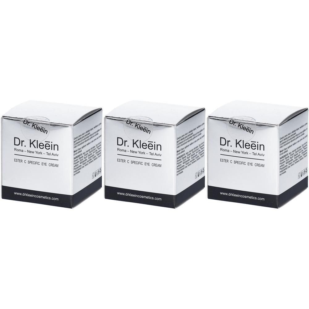 Tre scatole di Dr. Kleein Ester C Specific Eye Cream.