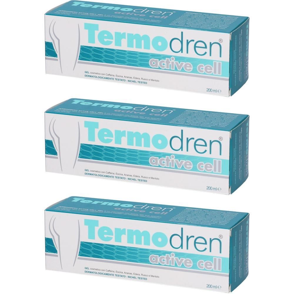 Tre confezioni di Gel Termodren Active Cell, 200ml.