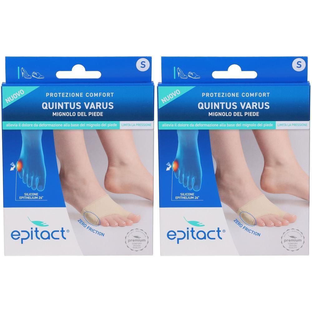 Due protezioni Epitact Quintus Varus per mignolo, taglia S.