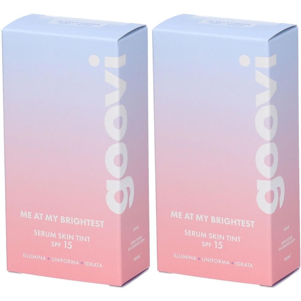 Goovi Me At My Brightest Siero Skin Tint SPF15 Tonalità 09 Spicy Cocoa