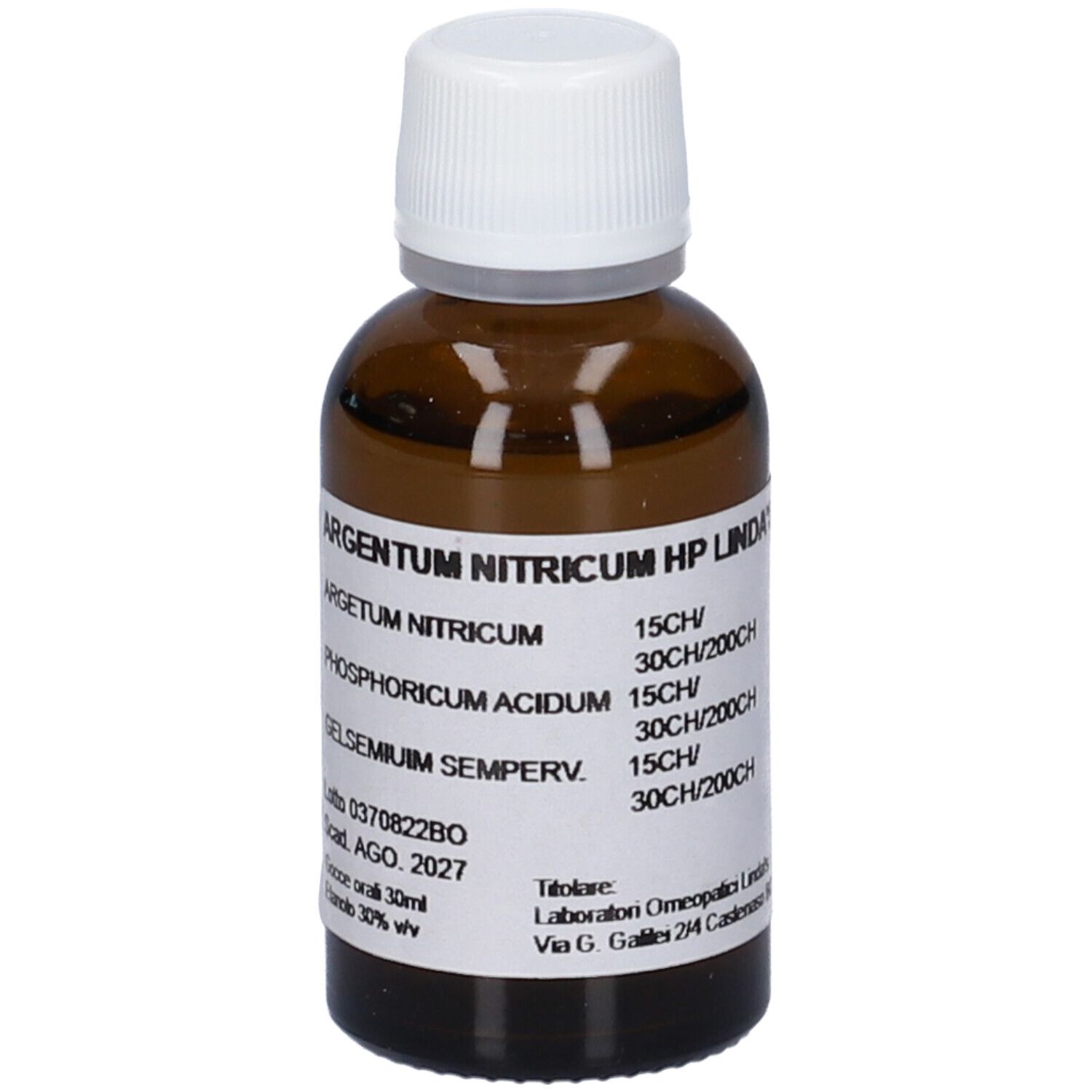 Argentum Nitricum Hp Lindas Gocce 30 Ml
