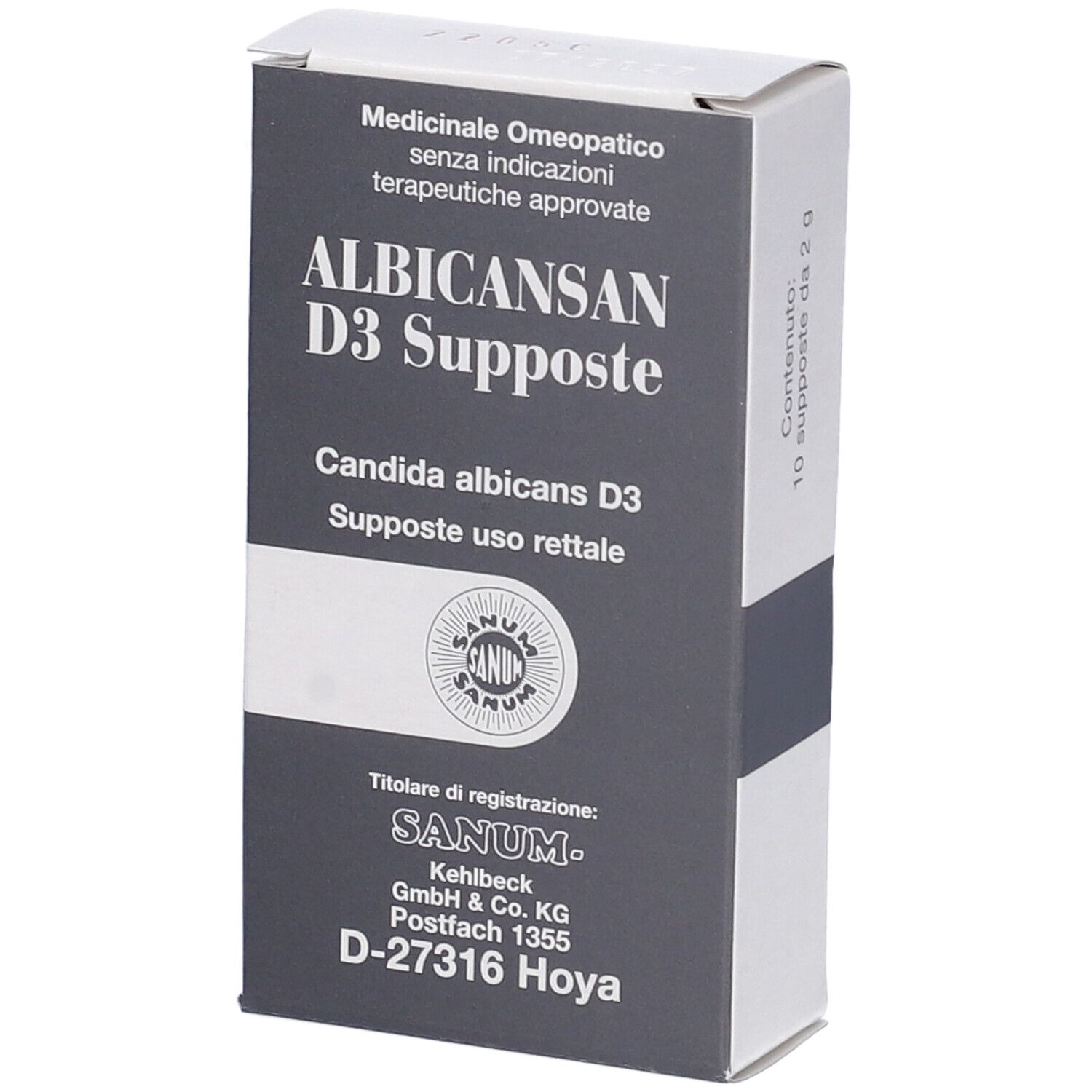 Sanum Sanum Albicansan D3 10 Supposte