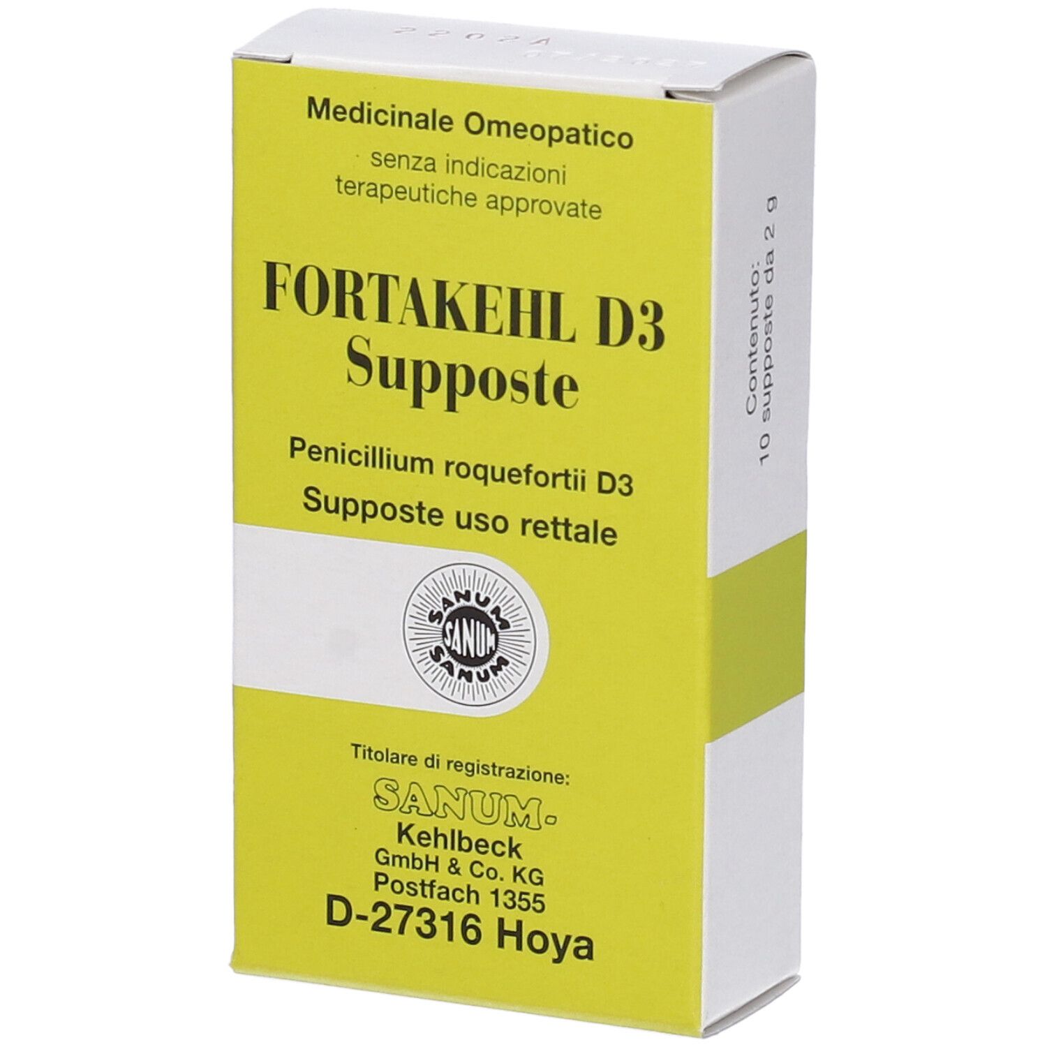 Sanum Fortakehl D3 Supposte