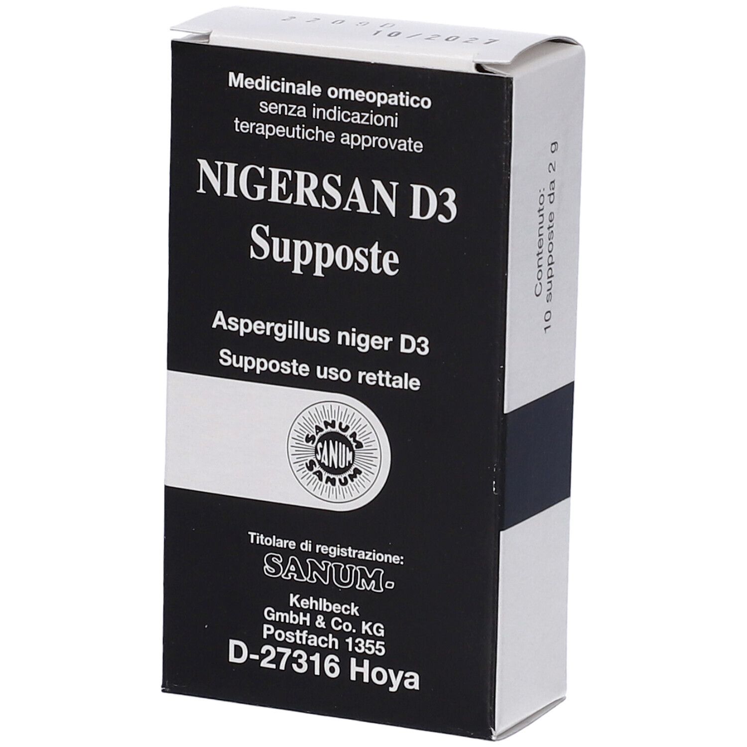 Sanum Nigersan D3 Supposte