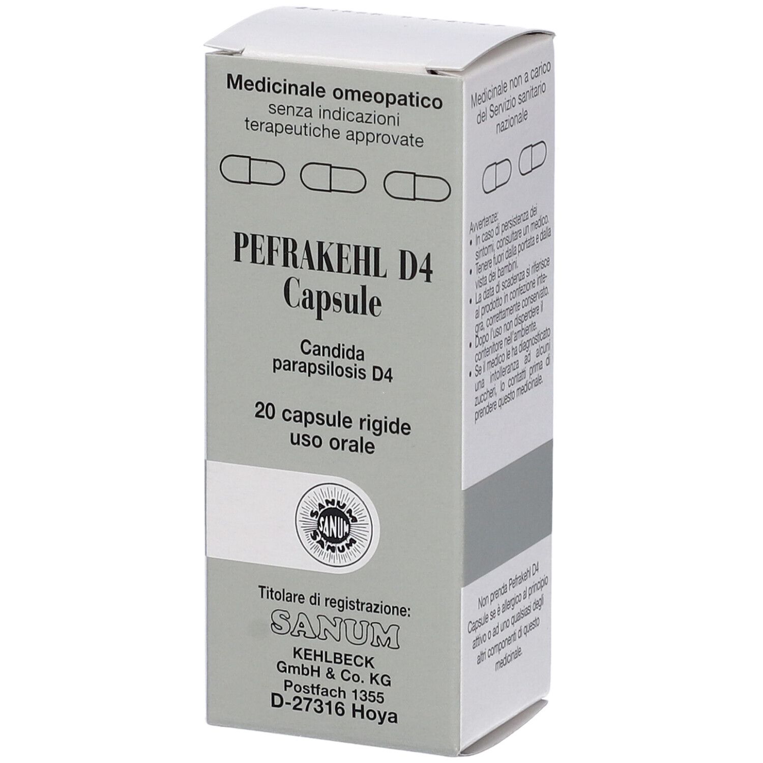 Sanum Pefrakehl D4 Capsule