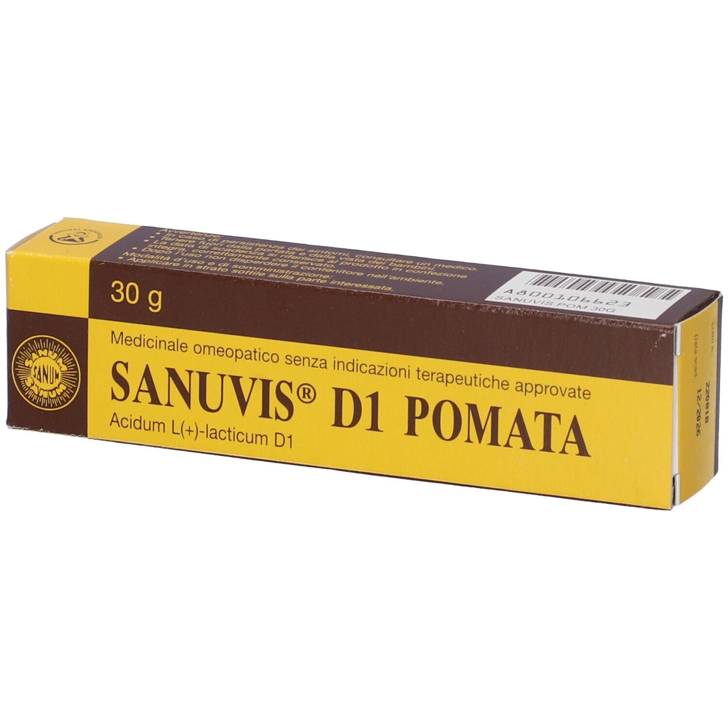 Sanum Sanuvis D1 Pomata