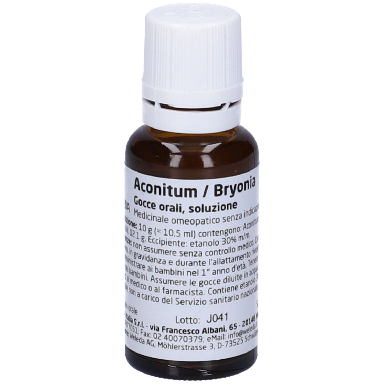 Weleda Aconitum Bryonia Diluita 20 ml Gocce Orali