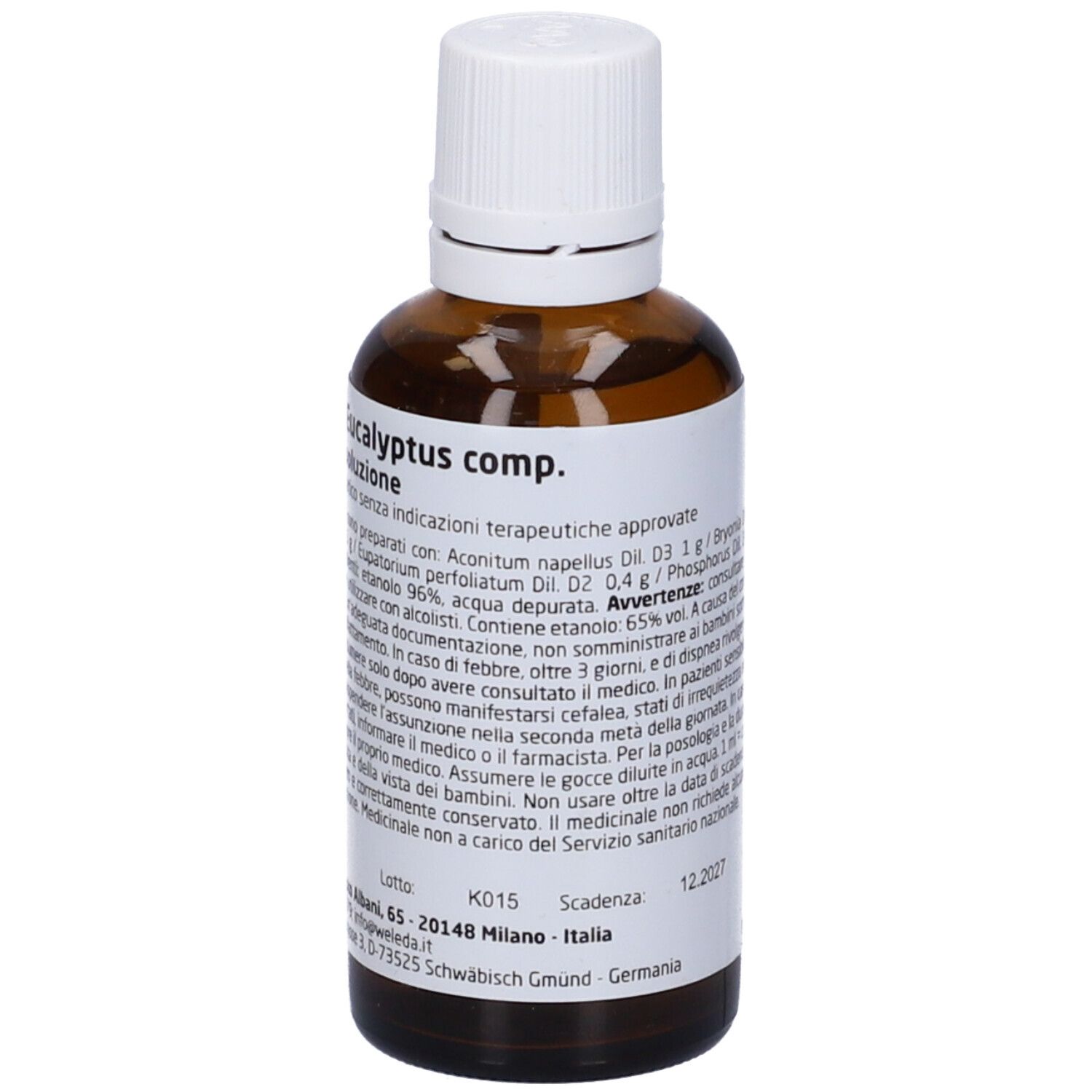 Weleda Bryonia Eucalyptus Composta 50 Ml Diluizione In Gocce