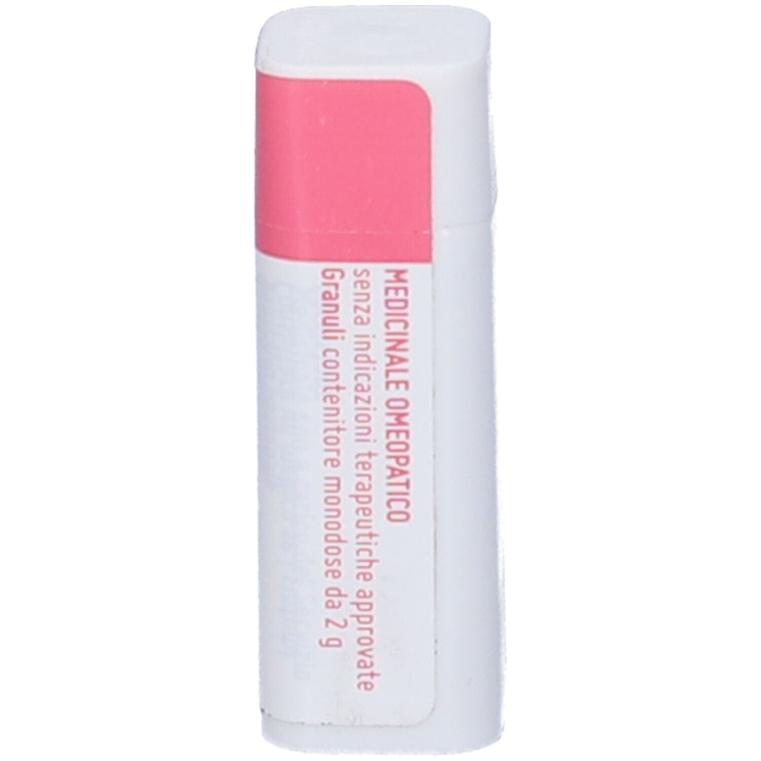Confezione cilindrica con etichetta rosa e bianca. Scritta: Silicea 200 CH, Cemon.