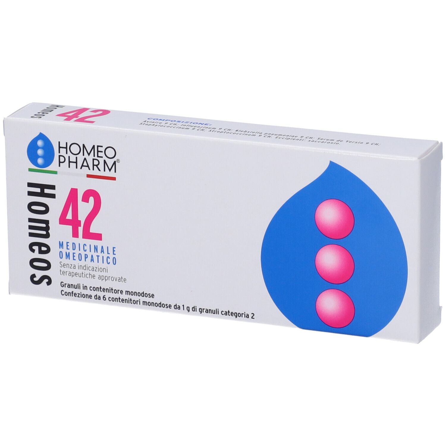 Homeopharm Homeos 42 Globuli Omeopatici Per Prevenzione Influenza 6 Tubi Monodose - Immagine 4