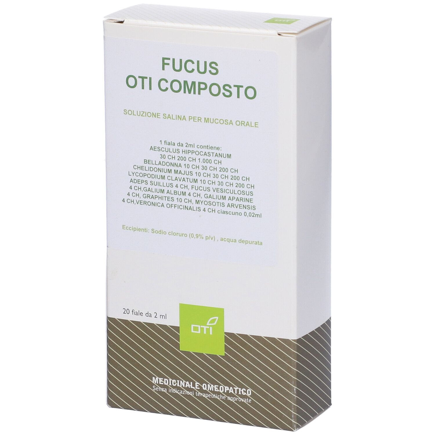 Fucus Oti Composto 20 Fiale Fisiologiche 2ml