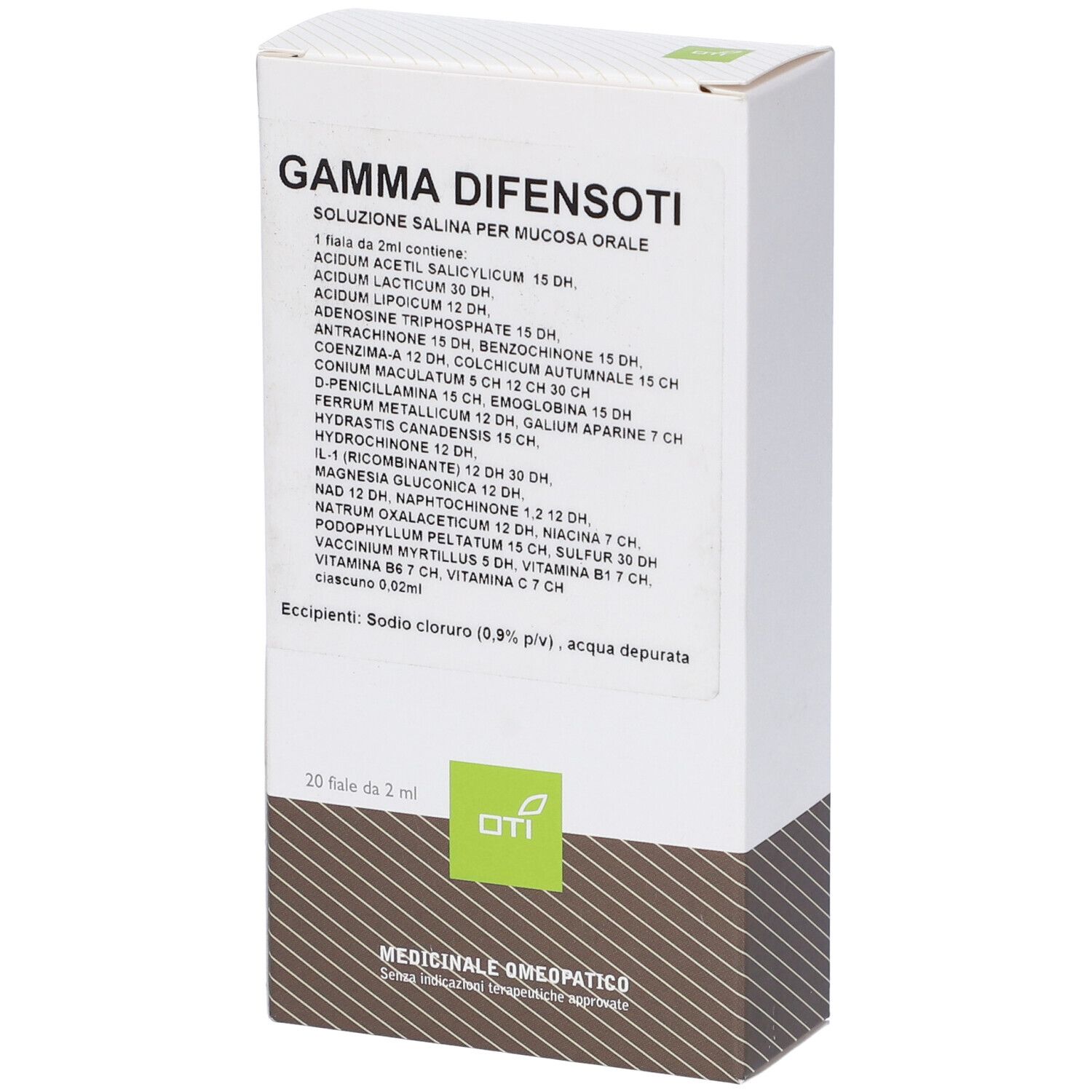 Gamma Difensoti Composto 20 Fiale Fisiologiche 2Ml