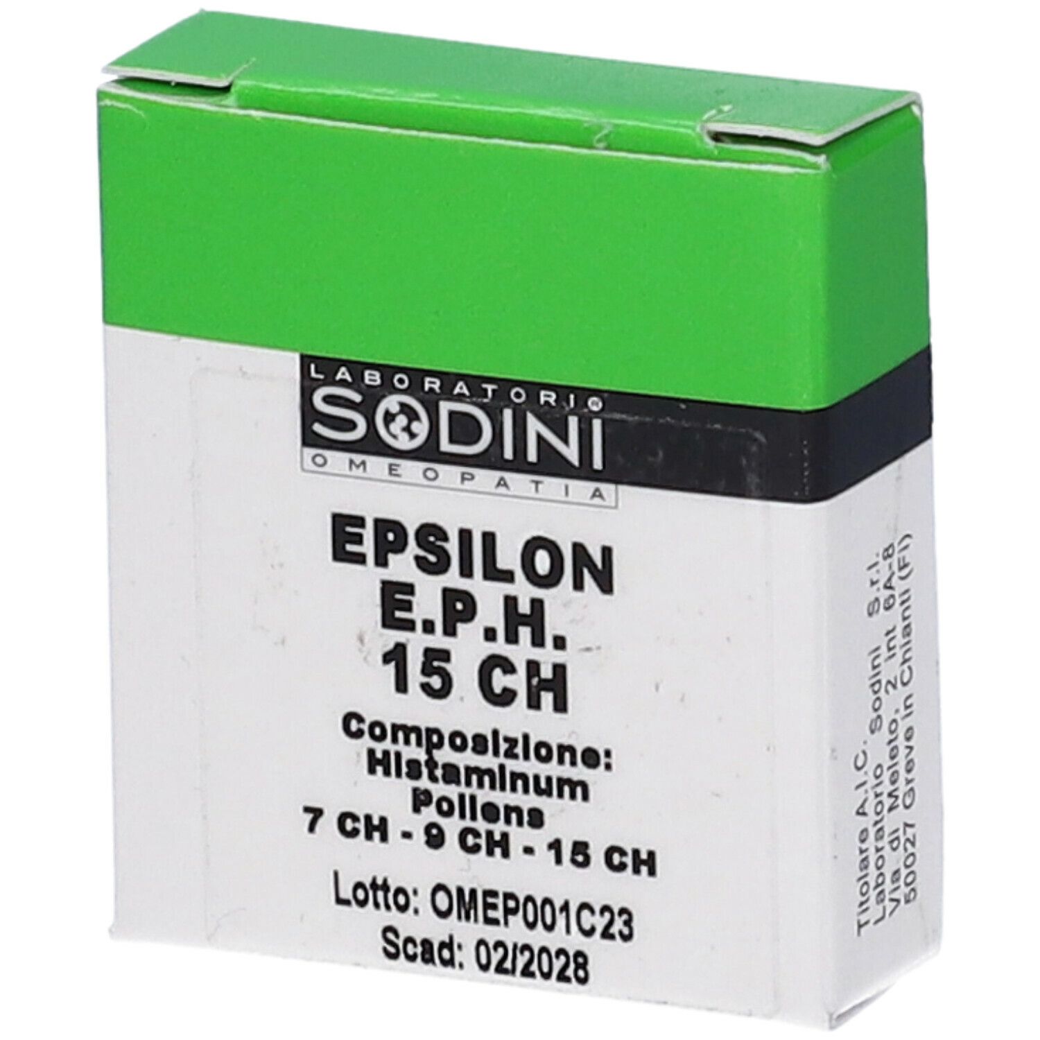 Sodini Epsilon E/P/H/ 15Ch Globuli 1 G