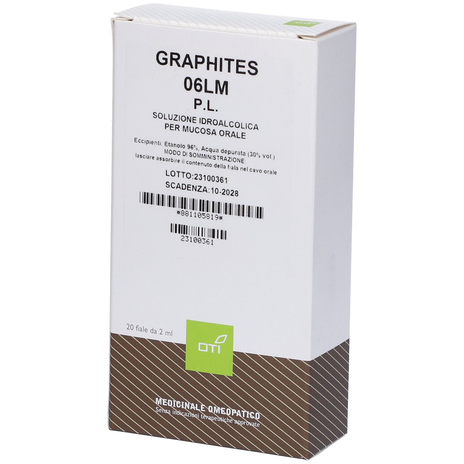 Graphites 06Lm Potenziata Liquida 20 Fiale Idroalcoliche 2ml