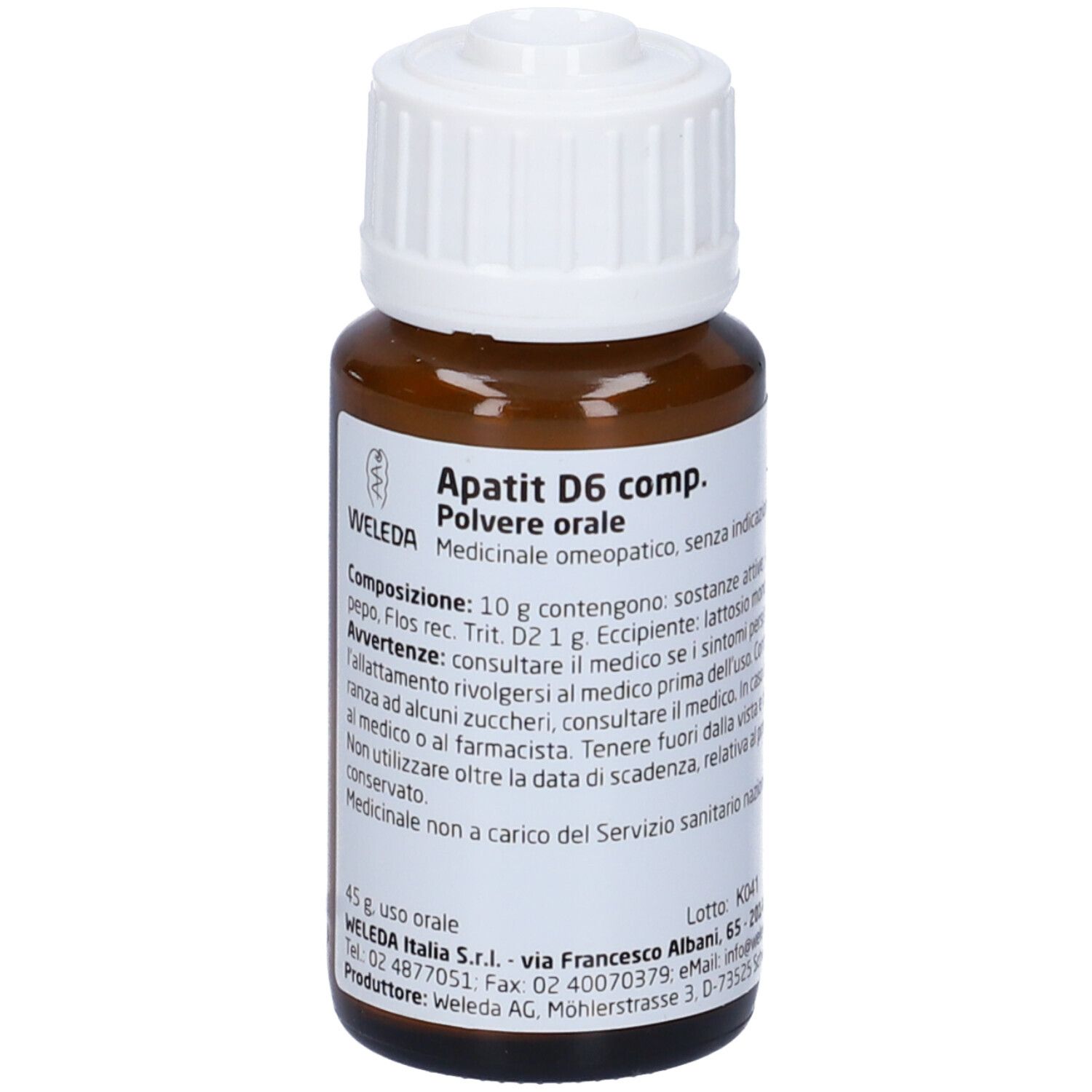 Weleda Apatit Complex D6 Triturazione Polvere