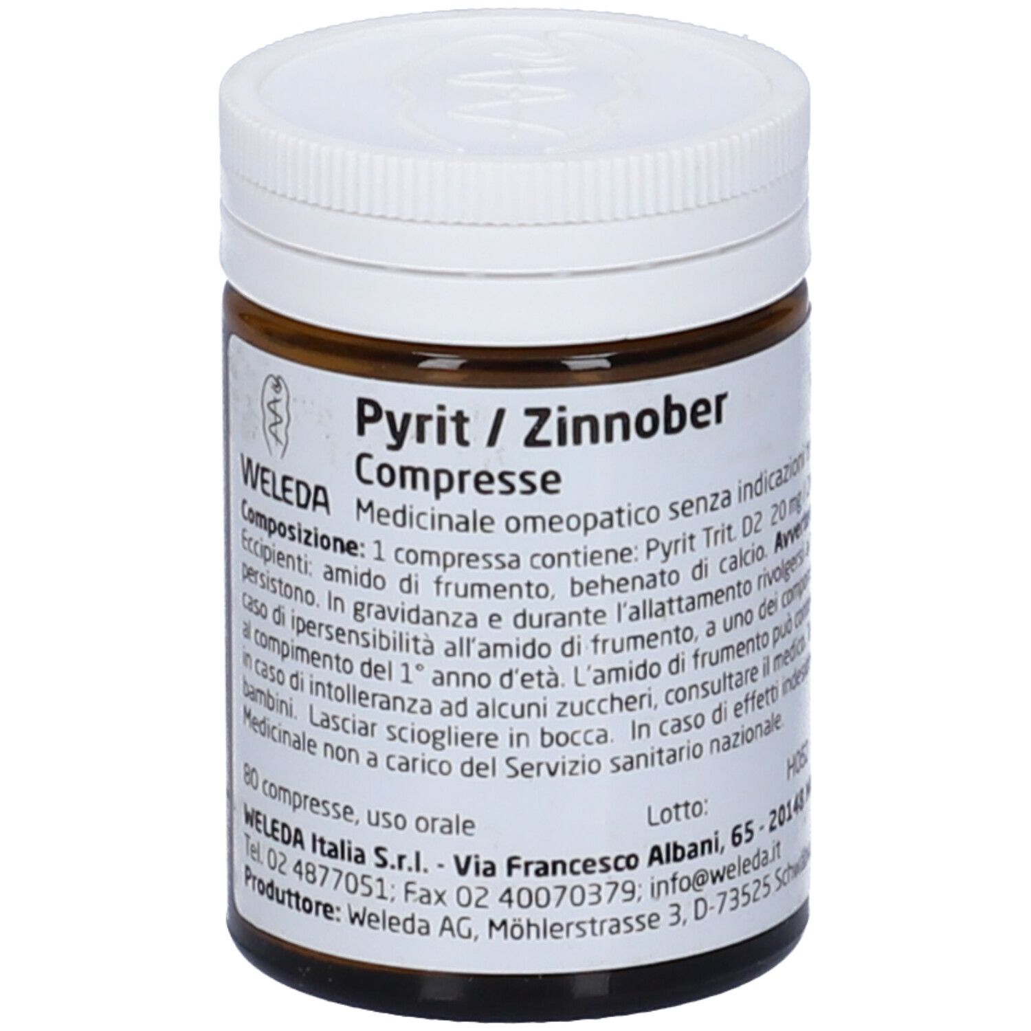 Pyrit/Zinnober 80 Compresse