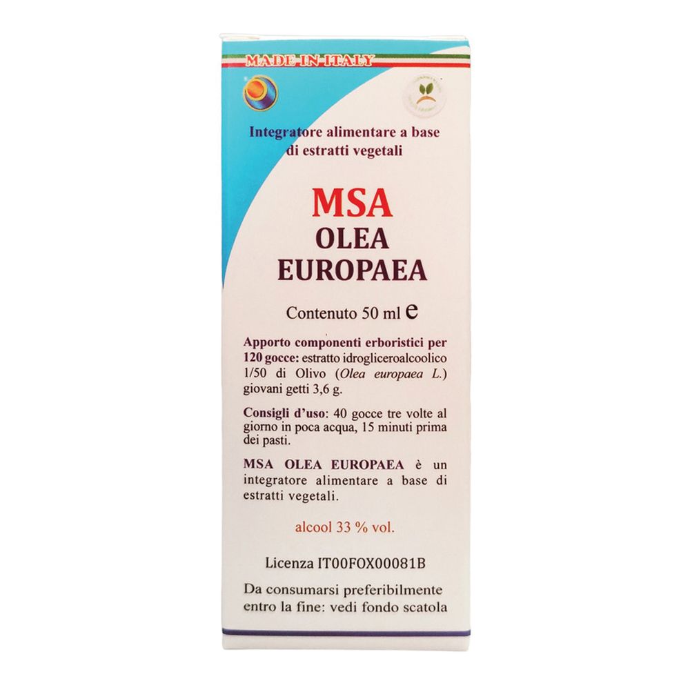 Msa Olea Europea Gocce