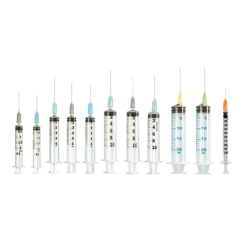 Siringa 10 Ml Ago Gauge 22 Numero 12 Cono Centrale 1 Pezzo