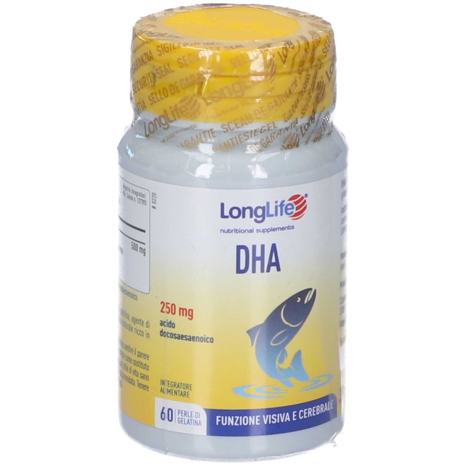 Longlife DHA Integratore per le funzionalit visiva e cerebrale dei neonati 60 Perle - Immagine 6