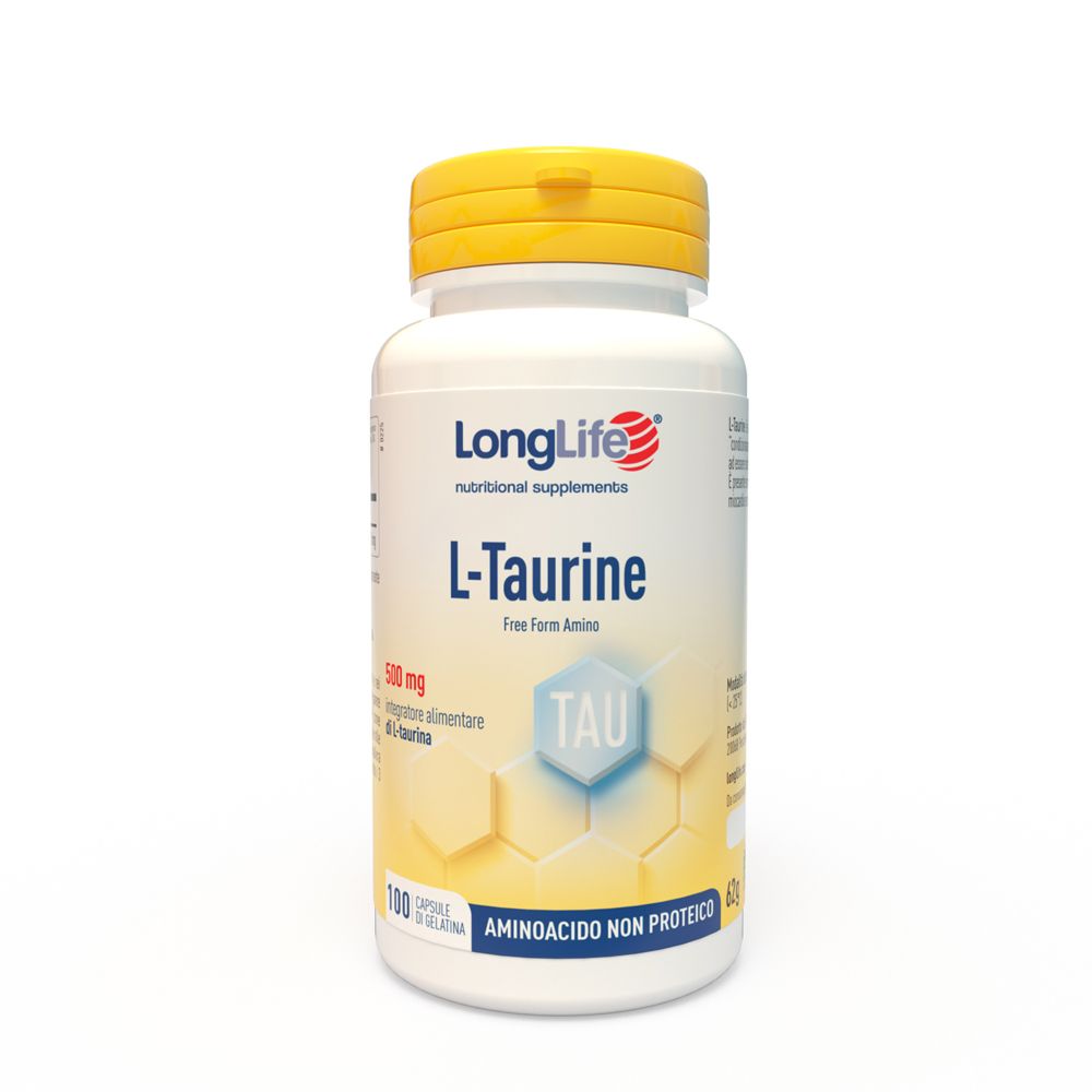 Longlife L-Taurine 500 Mg 100 Capsule