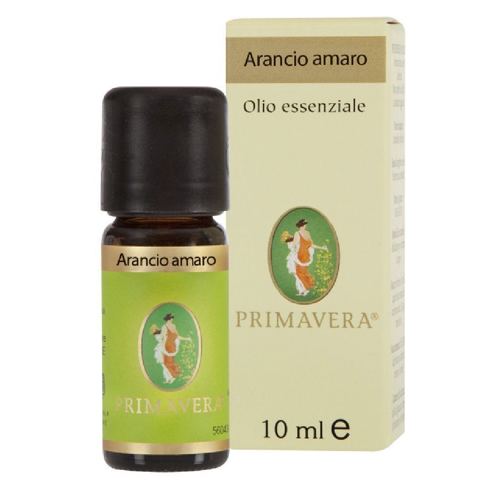 Flacone di vetro marrone con tappo nero ed etichetta. Scatola con nome del prodotto e logo.