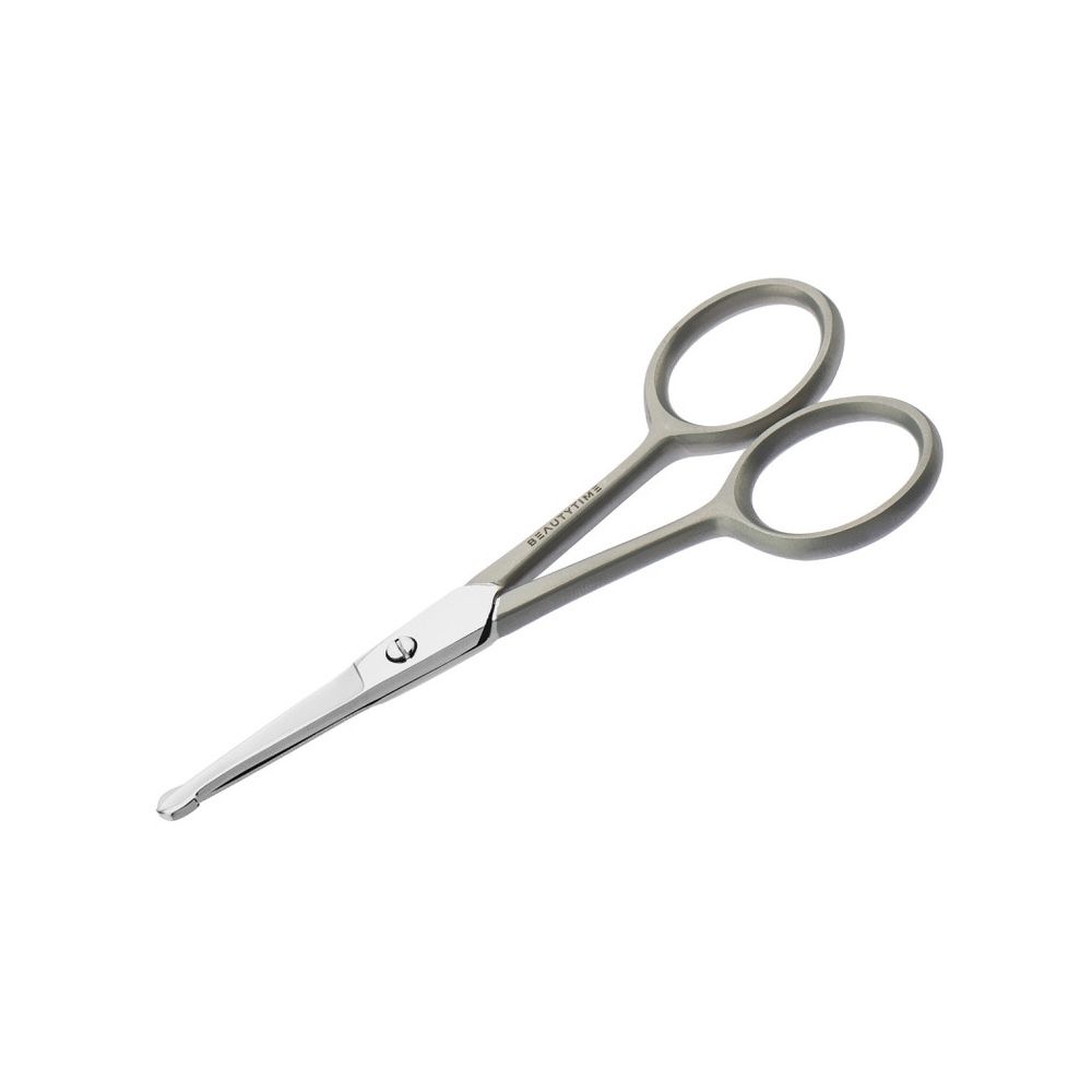 BEAUTYTIME Forbici di Precisione con Punte Arrotondate per Peli Naso e Orecchie - Immagine 5