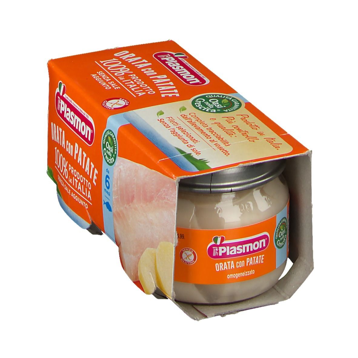 Plasmon Homogenisiertes Doradenfilet 80 G X 2 Stück Plasmon