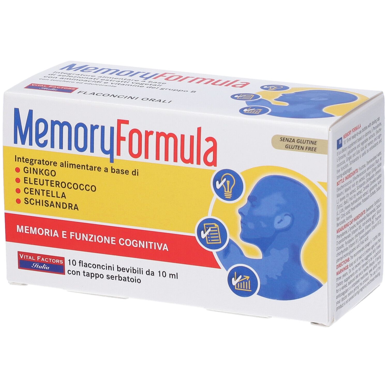 Vital Factors Memory Formula 10Flaconcini 10Ml - Immagine 5