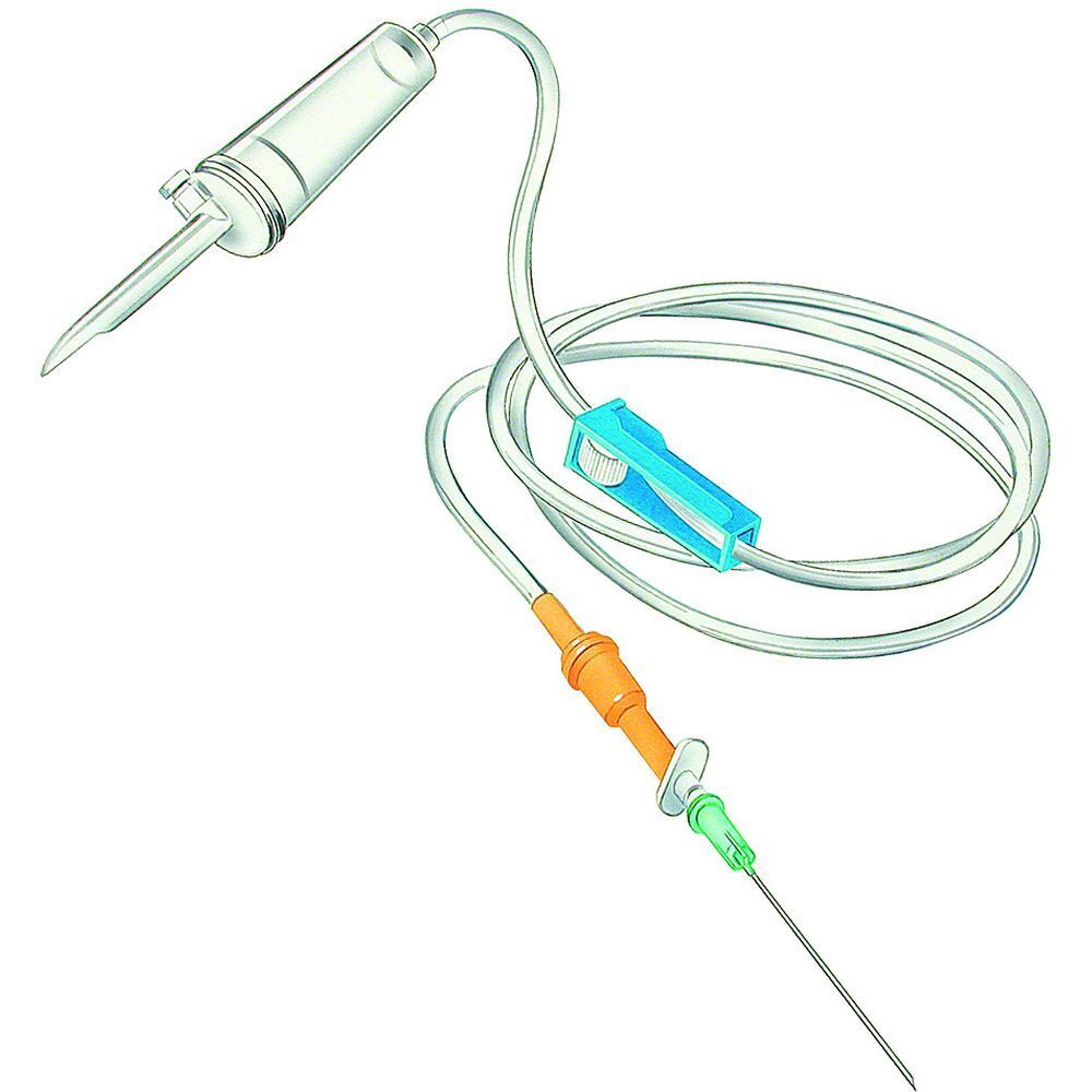 Safety Deflussore Normal Set con Ago