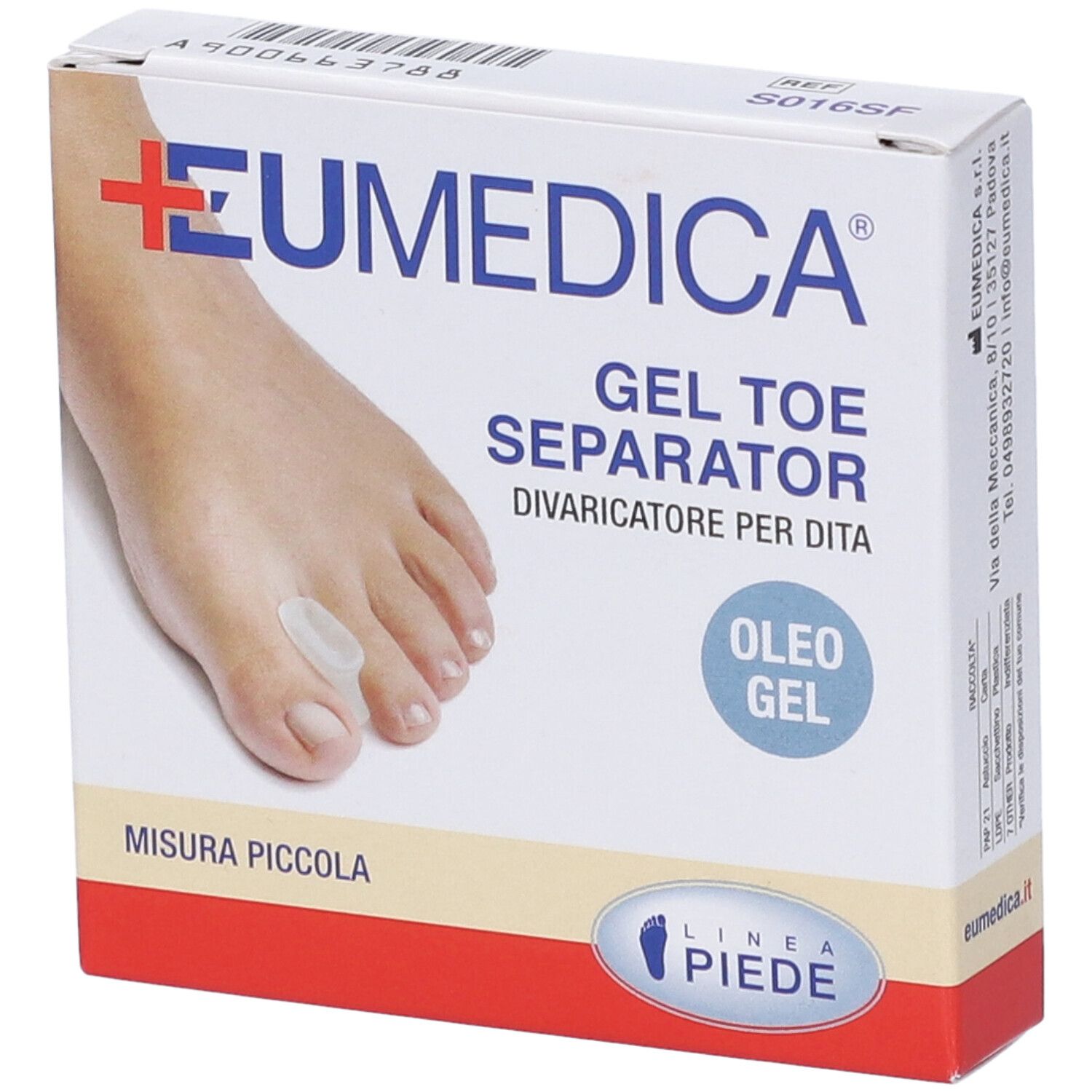 Divaricatore Per Dita Dei Piedi Gel Toe Separator S