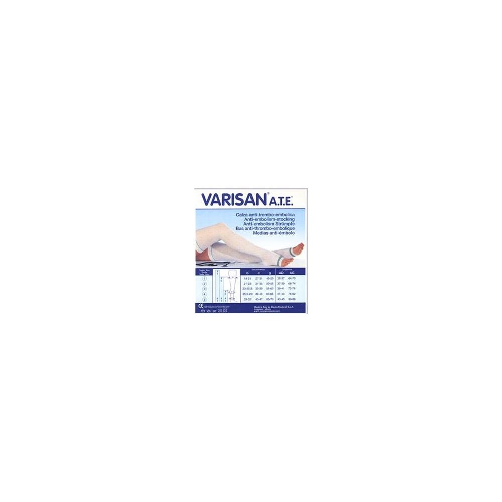 Varisan Ate 18Mmhg Monocollant Sx Agtl Pa Bianco 4 1Pz