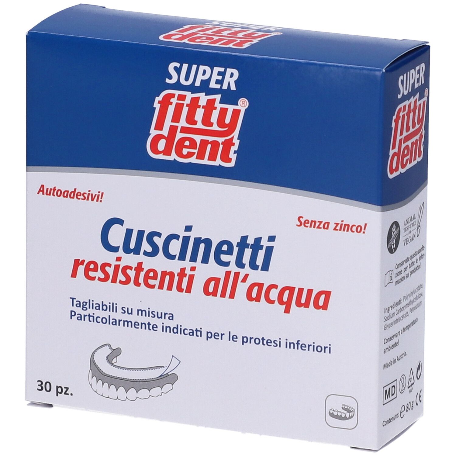 Fittydent Cusc Ades 30Pz NF 30 St Sonstige