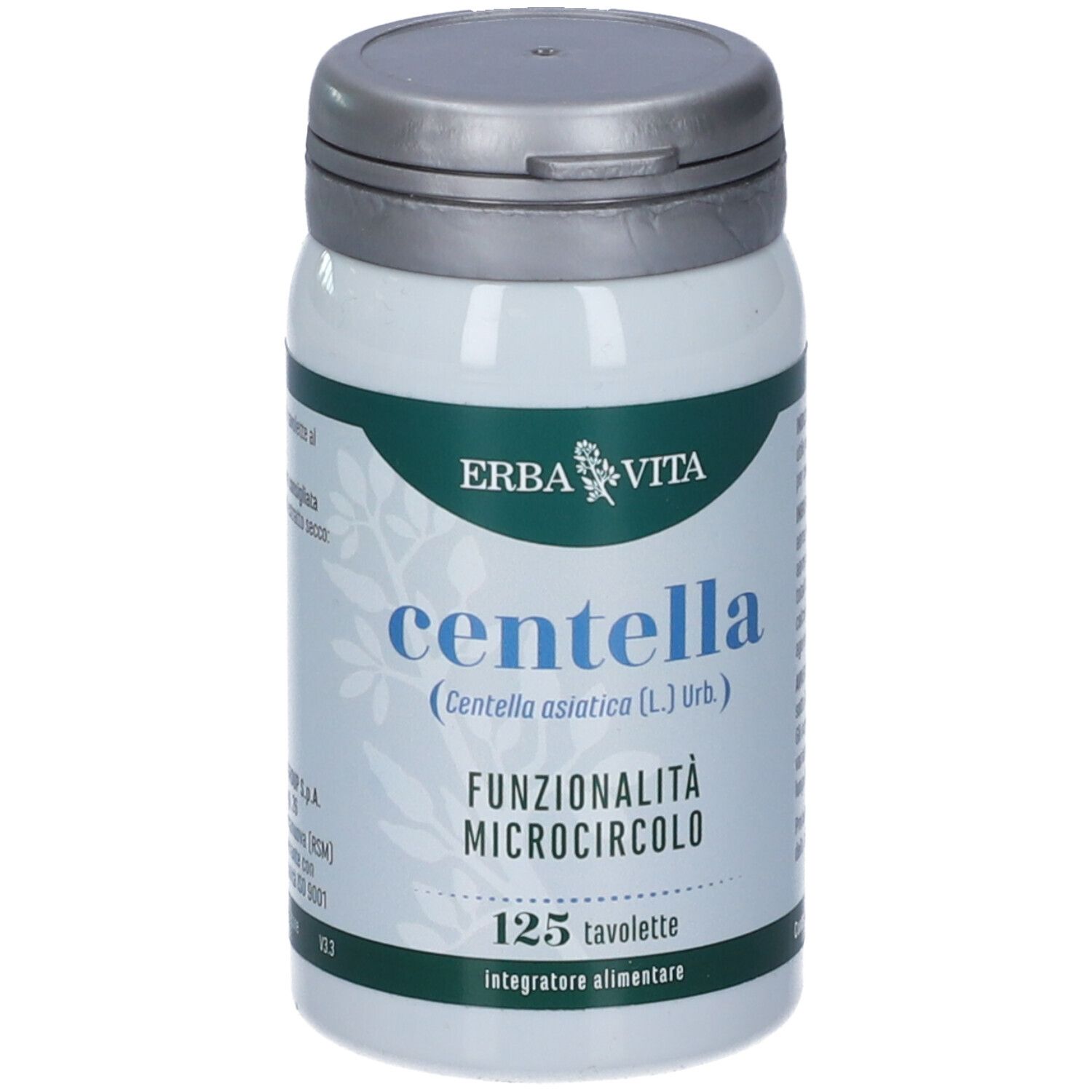 Erba Vita Centella Asiatica Integratore Per Circolazione 125 Tavolette - Immagine 7