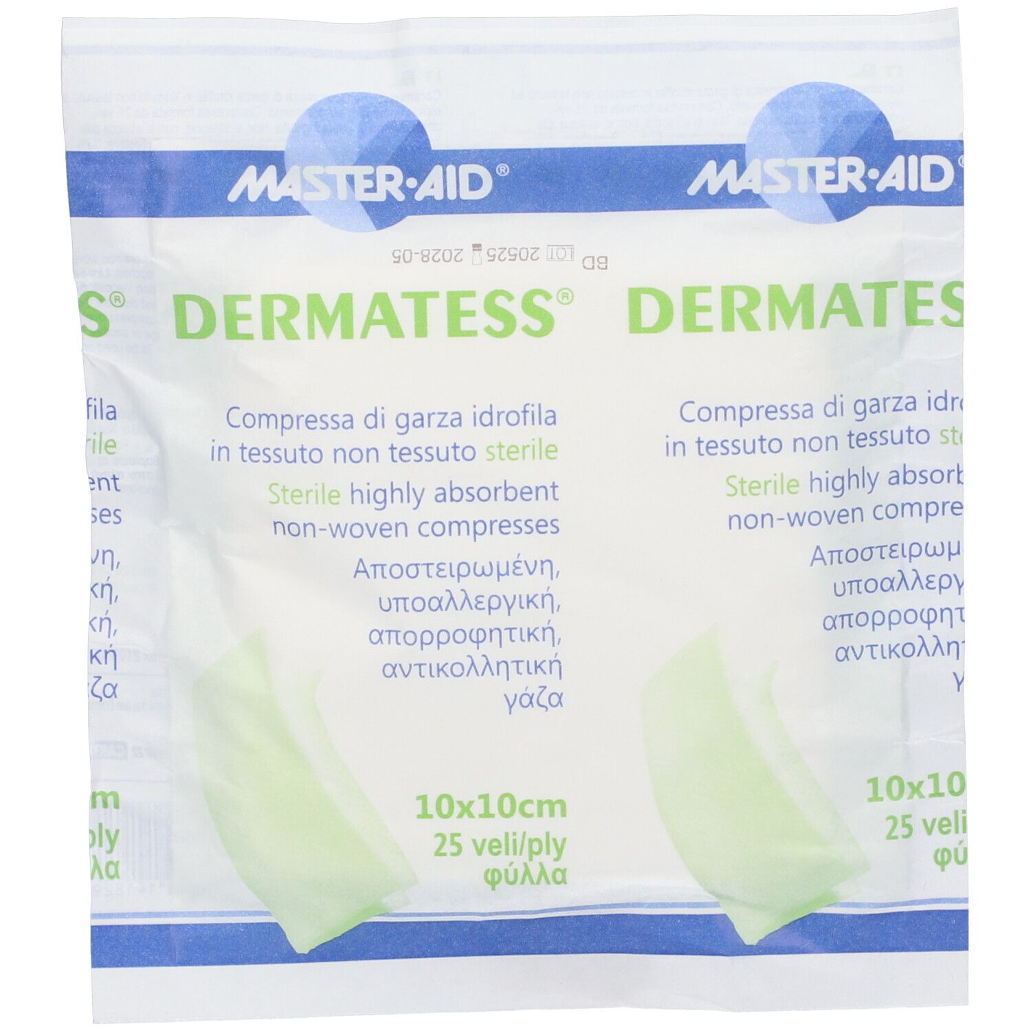 Dermatess Garza TNT 10X10 25Pz 25 St Kompressen