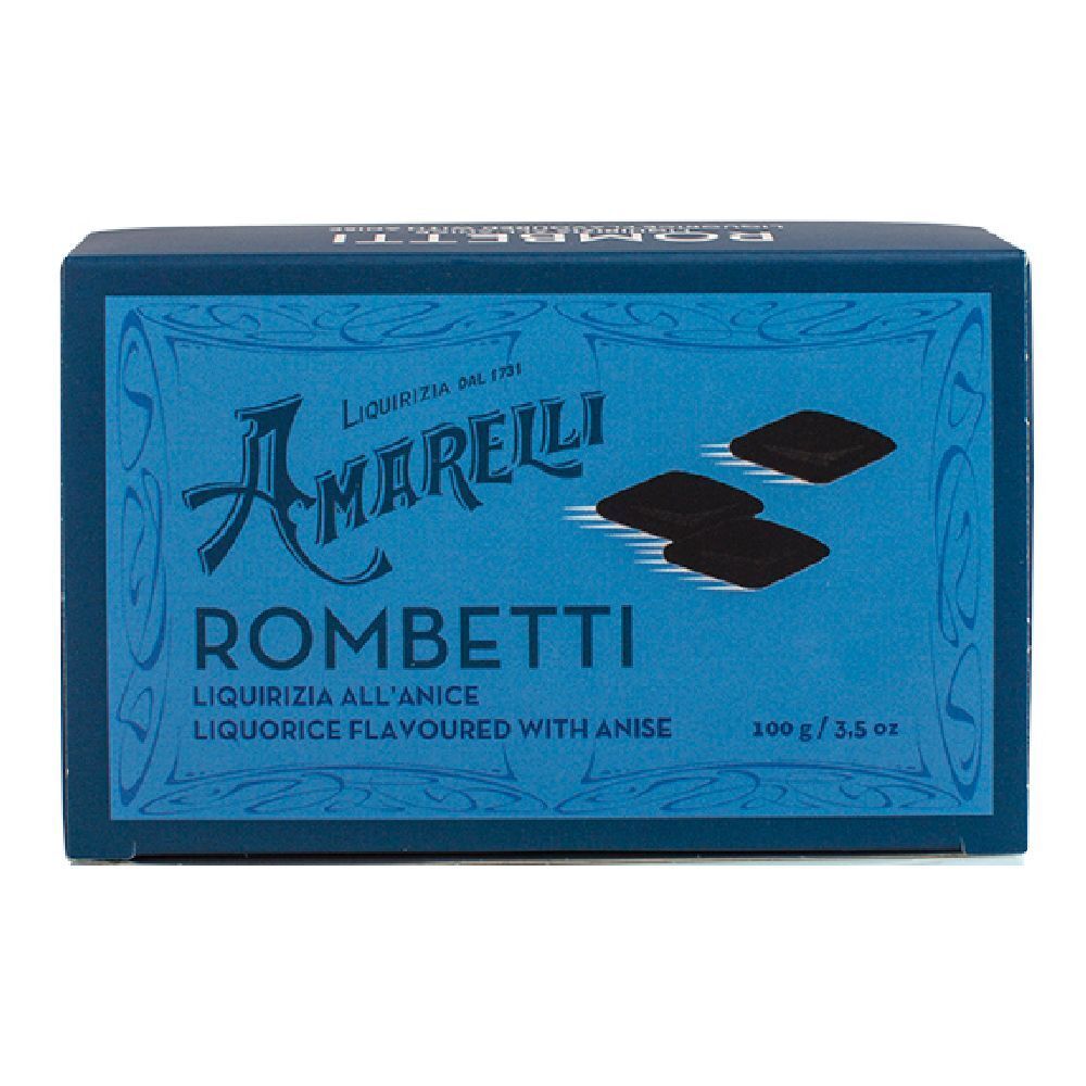 Amarelli Liquirizia Blu Rombet 100 G Scatoletta G Caramelle