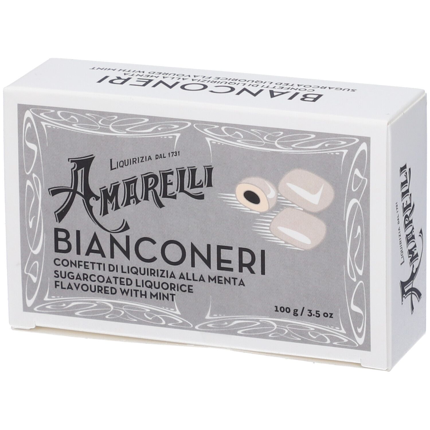 Amarelli Liquirizia Scatola Grigia 100 G G Caramelle