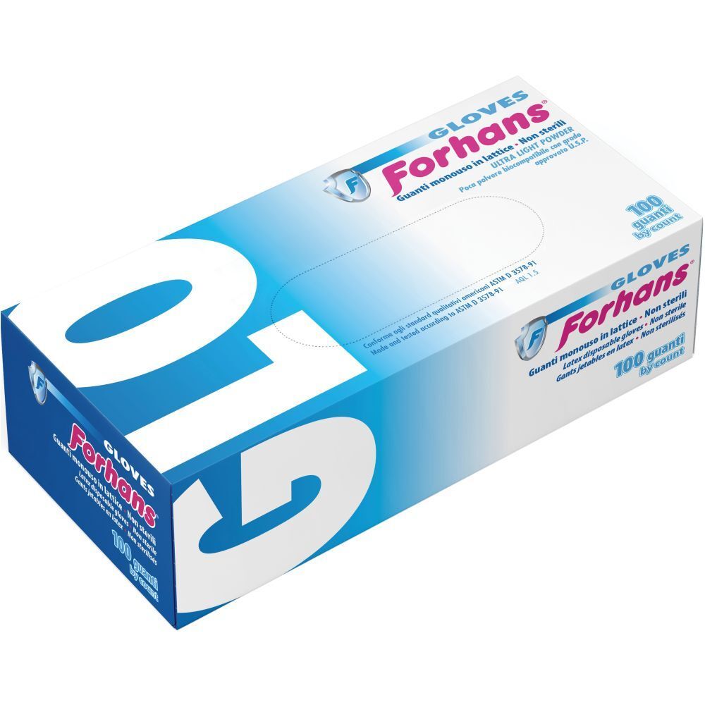 Forhans Guanti in Lattice Taglia M
