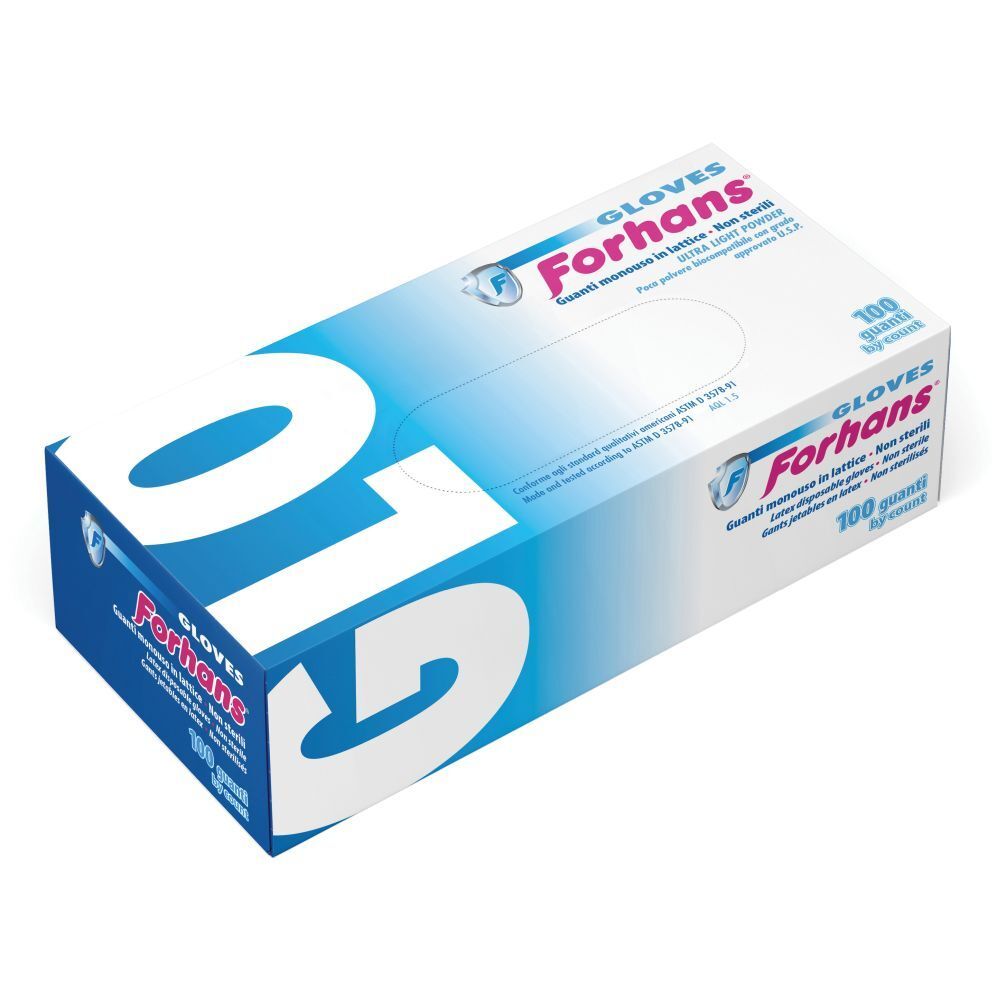 Forhans Guanti in Lattice Taglia L