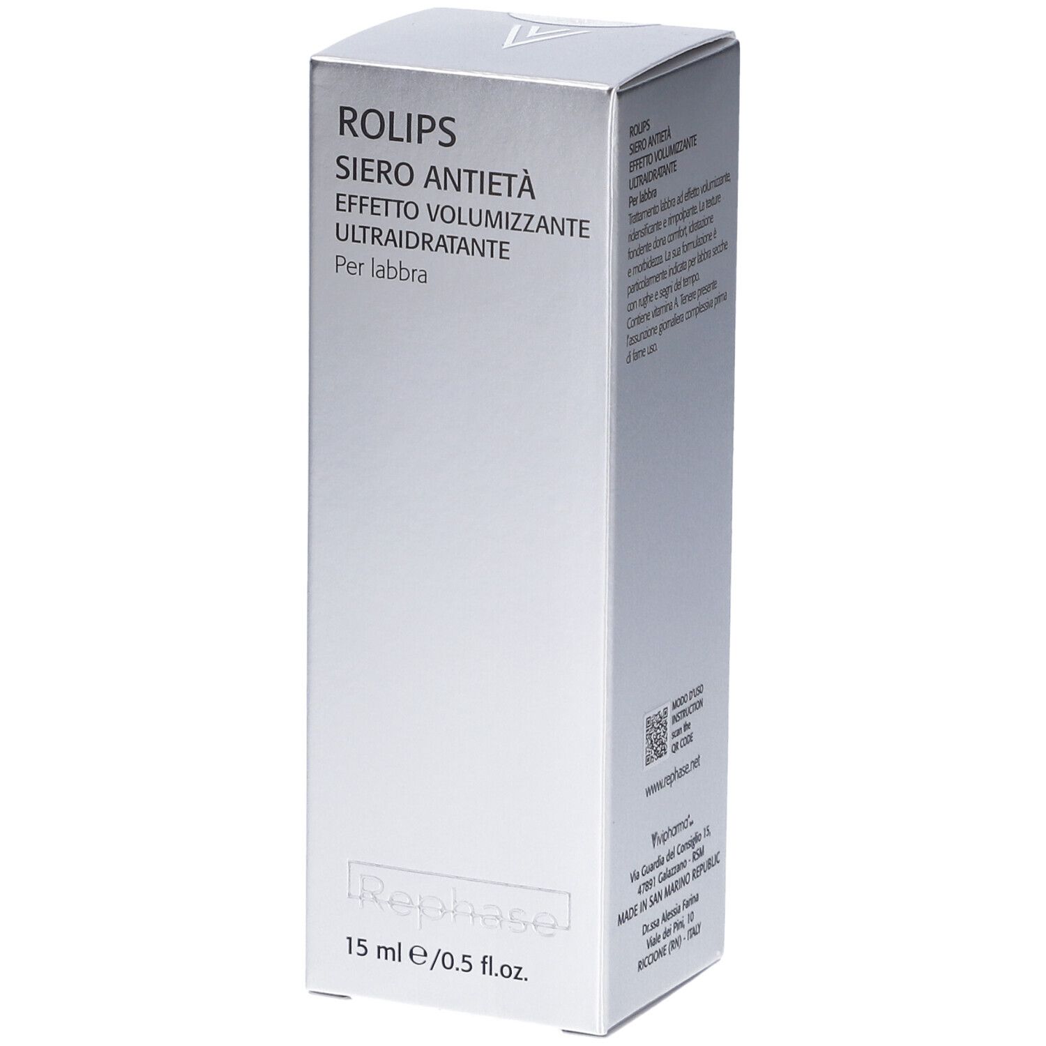 Rephase Rolips Siero Antietà Volumizzante Ultraidratante Per Labbra