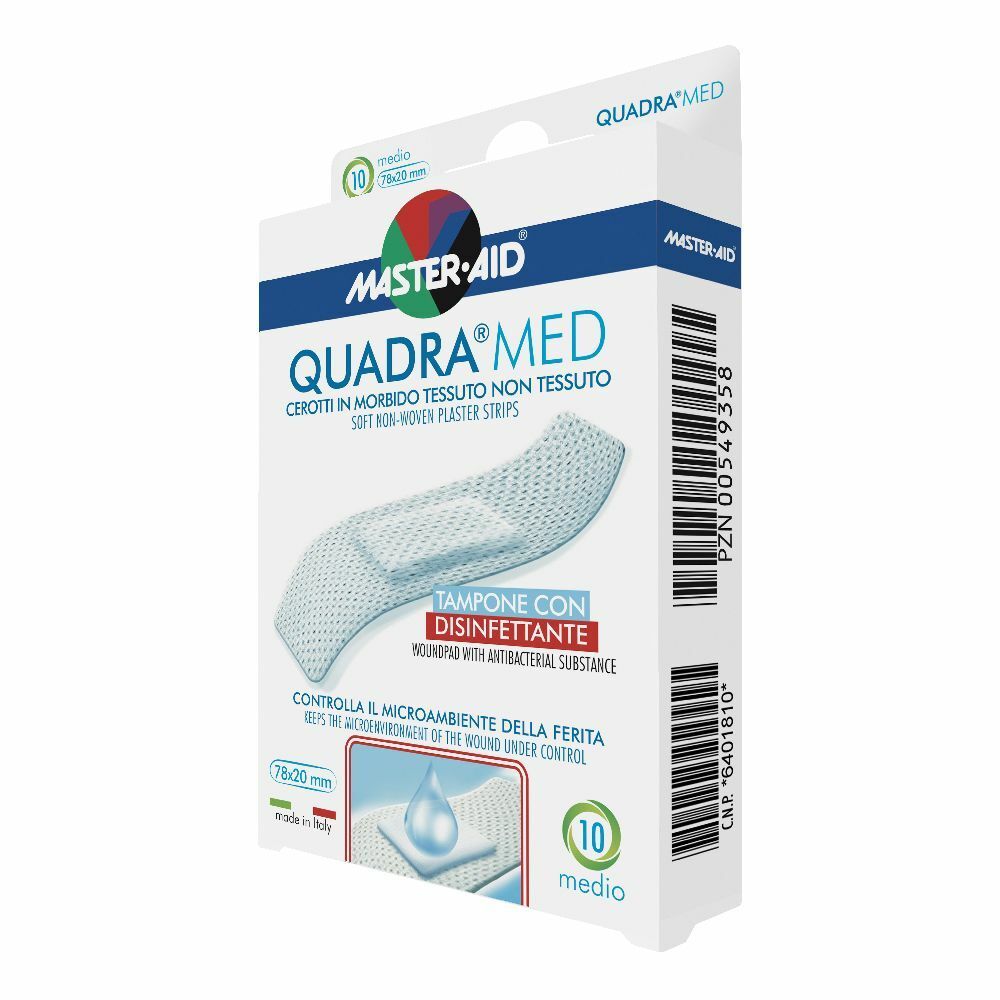 Image of Master-Aid® Quadra Med® 78 x 20 mm Medio 10 pz