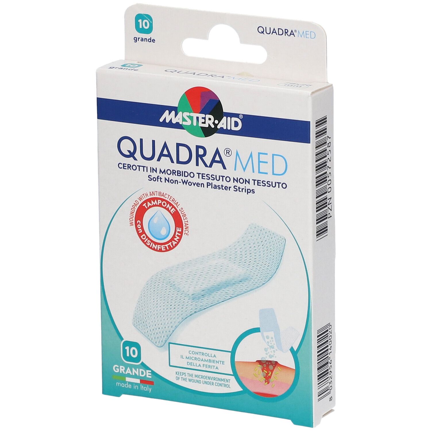 M-Aid Quadra CER GR 10Pz 10 St Pflaster