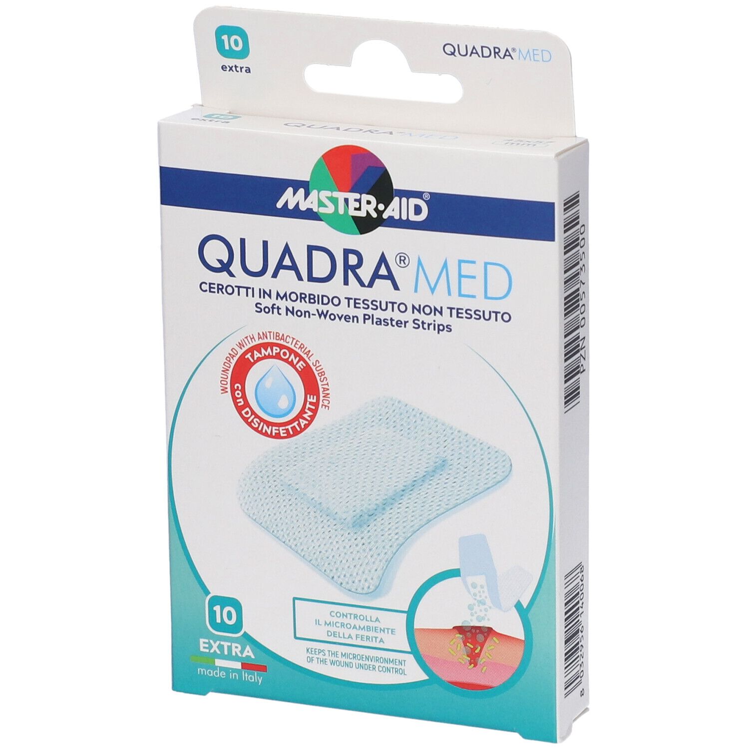 M-Aid Quadra CER Extra 10Pz 10 St Pflaster