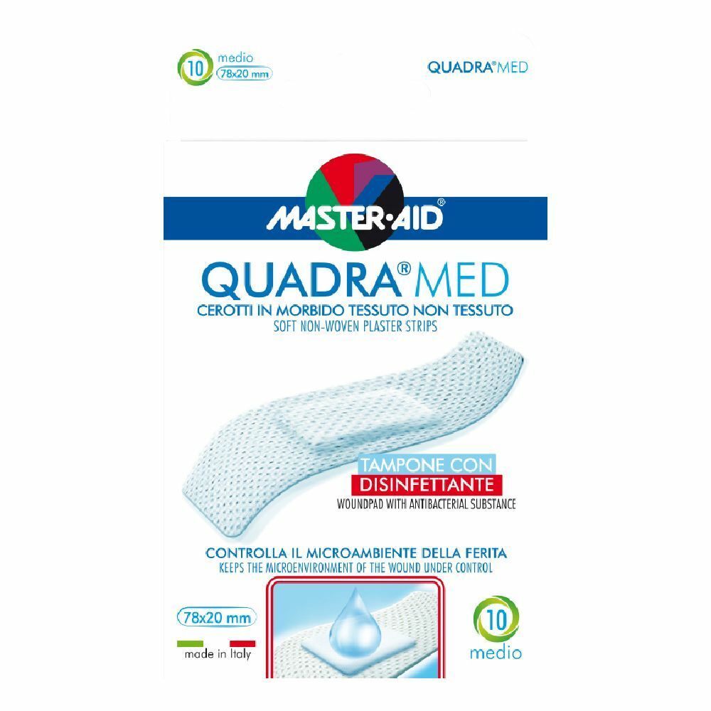 Image of Master-Aid® Quadra Med® 78 x 20 mm Medio 20 pz
