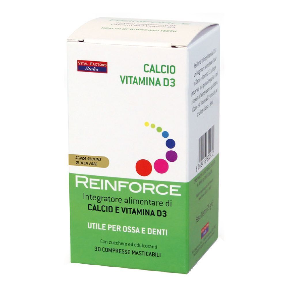 Faramderbe Reinforce Calcio+Vitamina D Compresse Masticabili