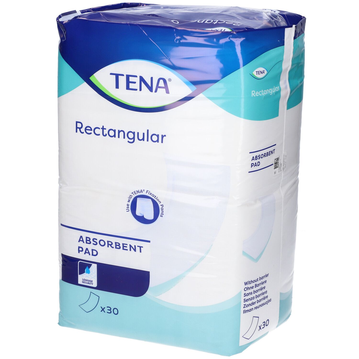 TENA Rettangolare, pannolino rettangolare senza barriera