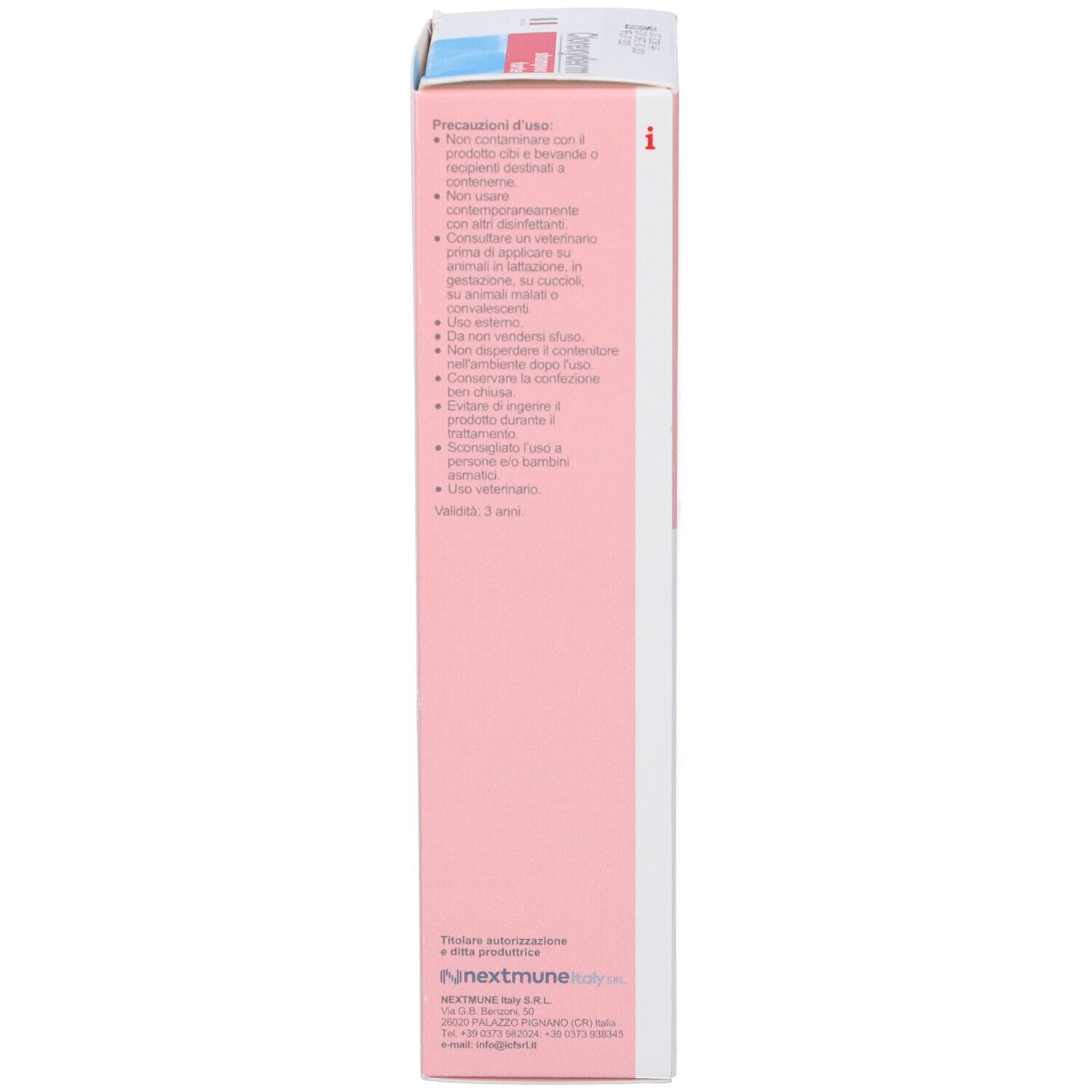 Verpackung von 'Clorexyderm Shampoo Forte' für Tiere, 200 ml.