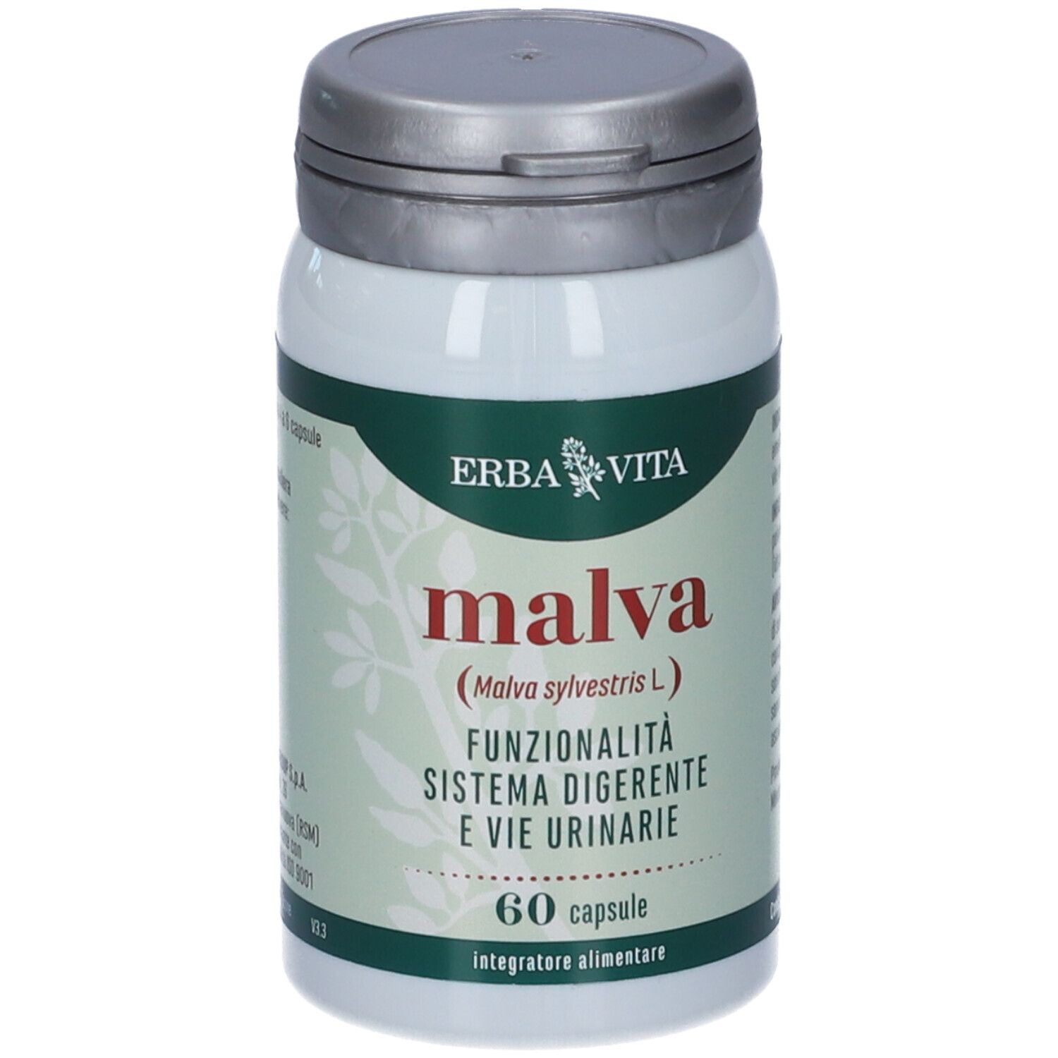 Malva 60 Capsule - Integratore Per La Funzionalità Del Sistema Digerente - Immagine 6