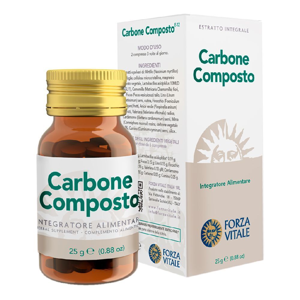 Forza Vitale Carbone Ecosol Composto 60 Compresse - Immagine 3