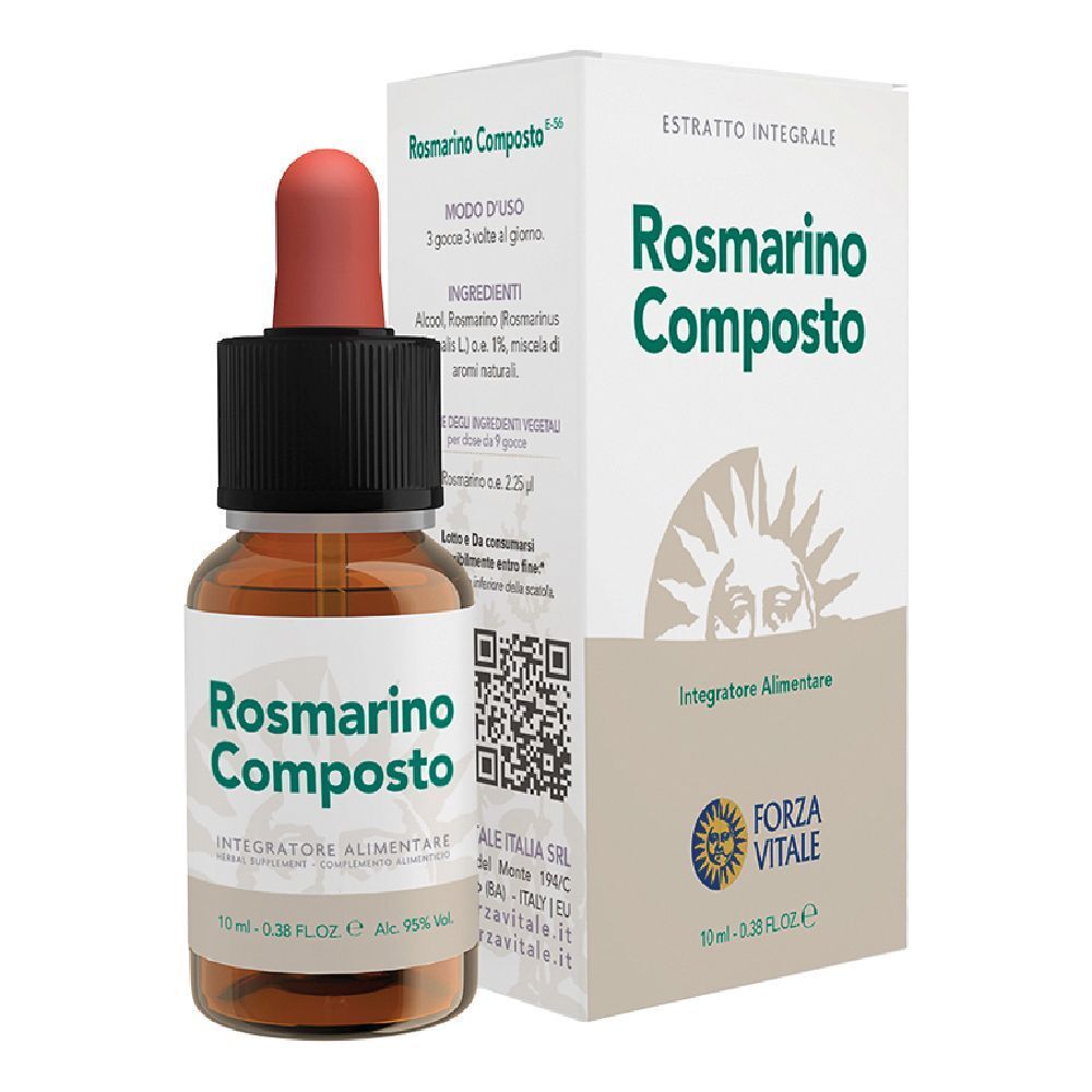 Forza Vitale Ecosol Rosmarino Composto Gocce 10 Ml - Immagine 4